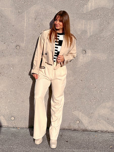 Cropped Trench Jacket