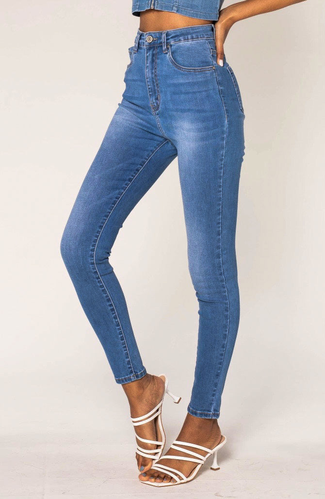 Highwaist Skinny-Stretchjeans